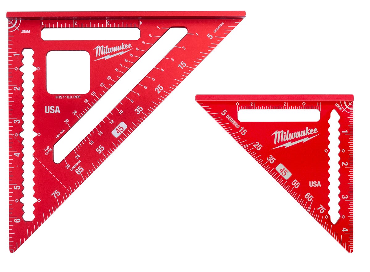 4.5" & 7" rafter square set