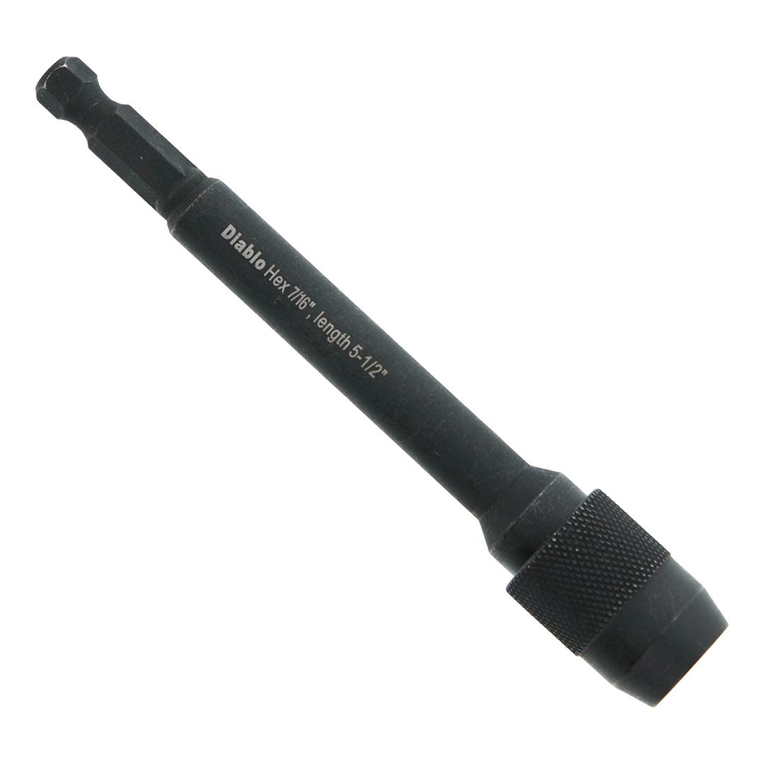5 1/2-in. Hole Saw Extension, Black