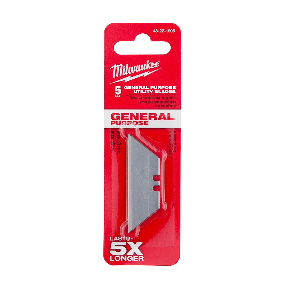 MILWAUKEE All-Purpose Blades, 5/Pack