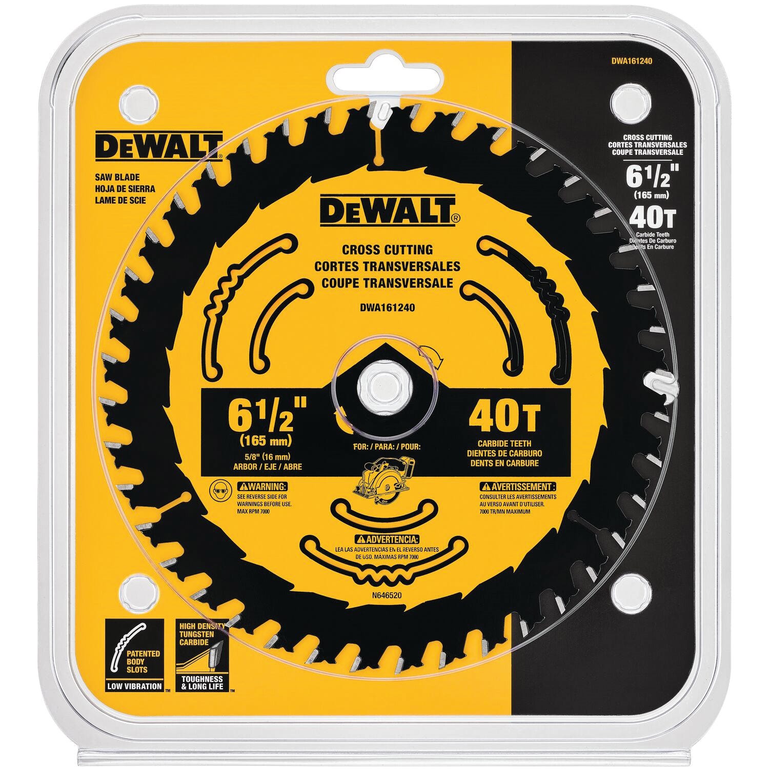 6.5 in. circular saw blade
