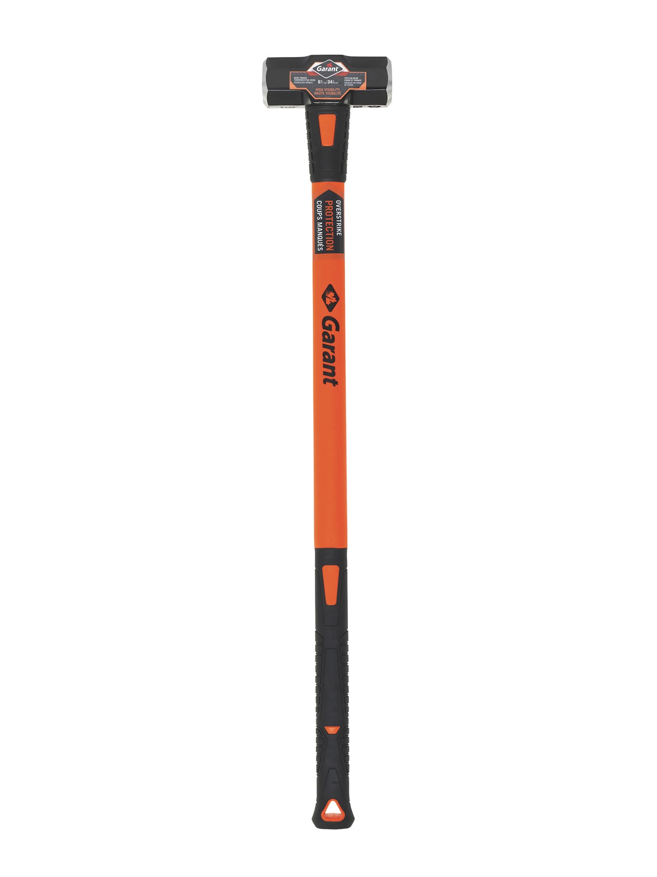 Double face sledgehammer with 34 in. fiberglass handle