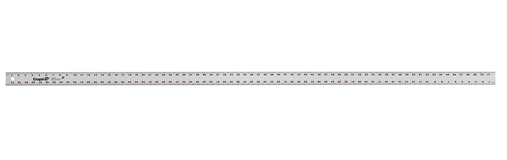 72 in. aluminium straight edge