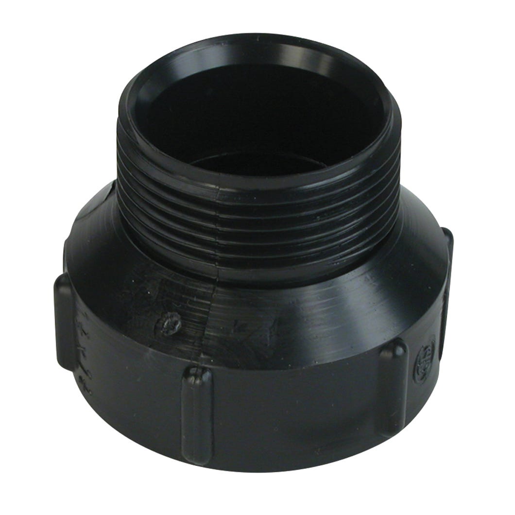 ABS adapter male x MPT, 4 in.