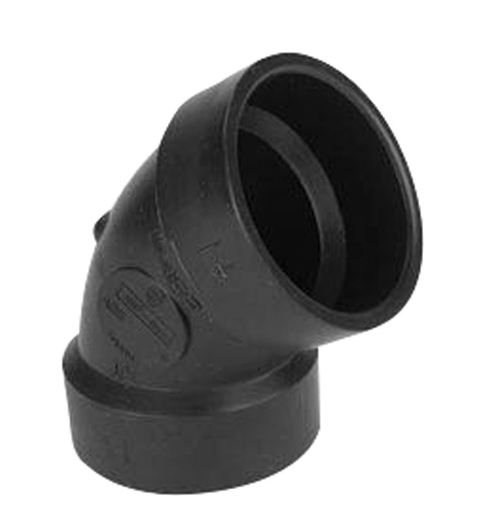 ABS Connector 60° Elbow, 3-in.