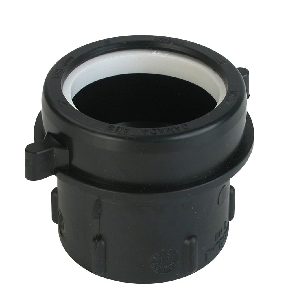 ABS Connector Galvanized Pipe Adapter, 1 1/2-in.