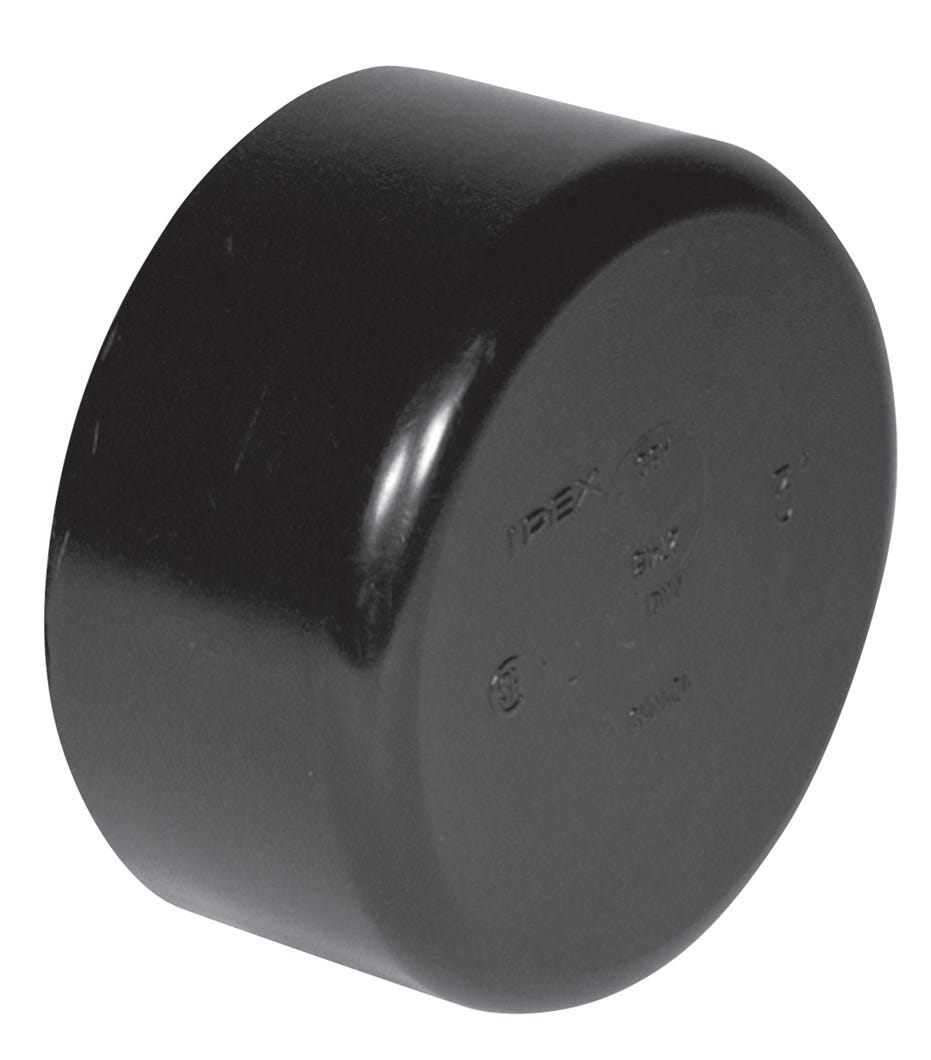 ABS Connector Permanent Cap, Female, 4-in.