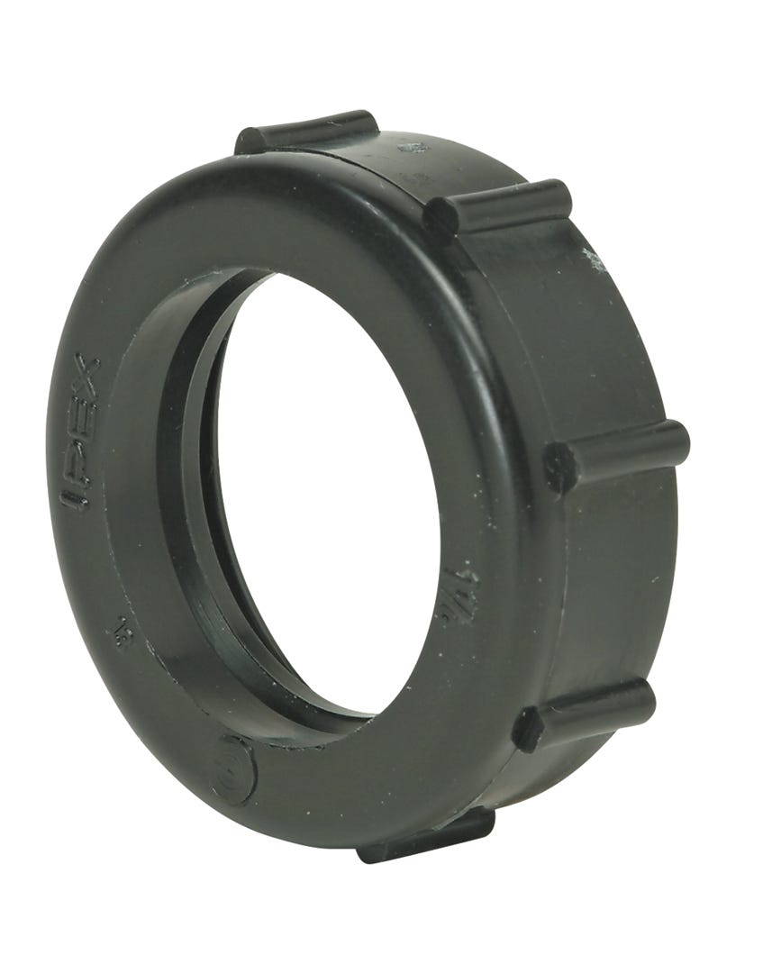 ABS Connector Slip Joint Nut, 1 1/4-in.