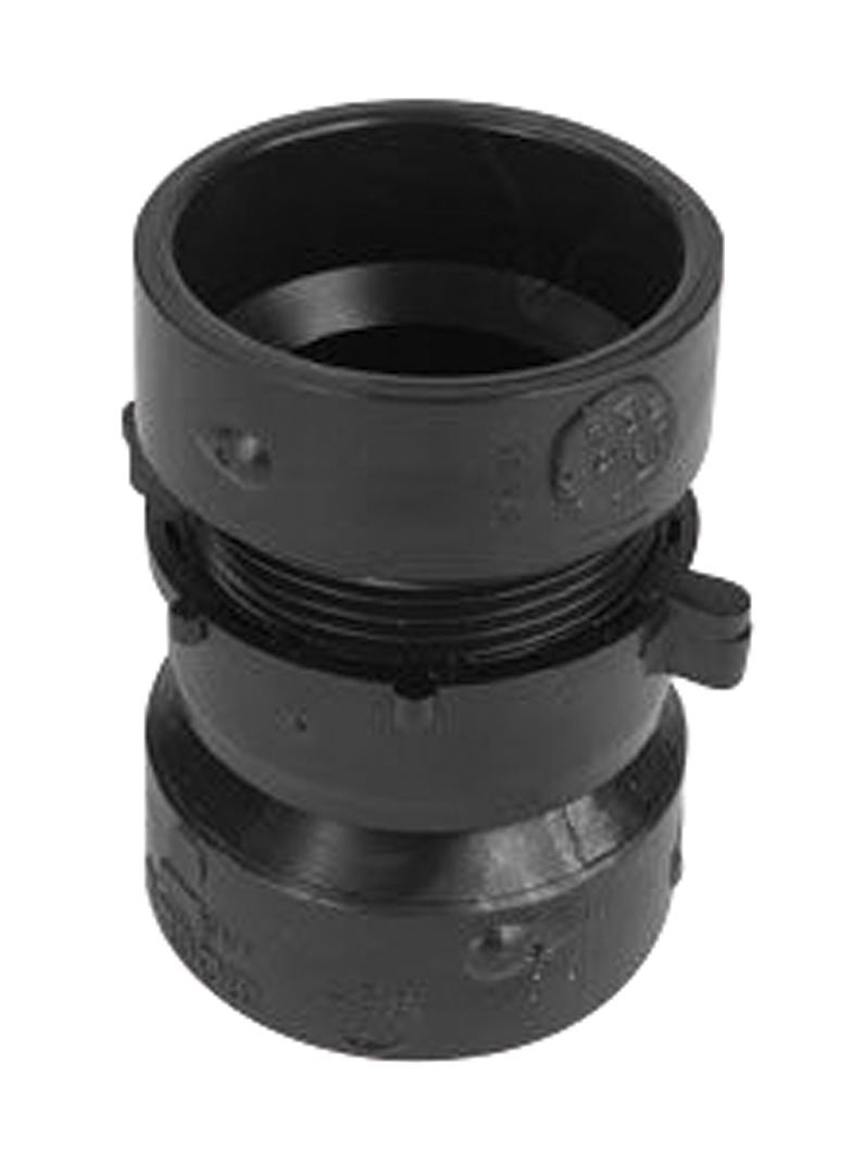 ABS Connector Union Coupling F X F, 1 1/2-in.