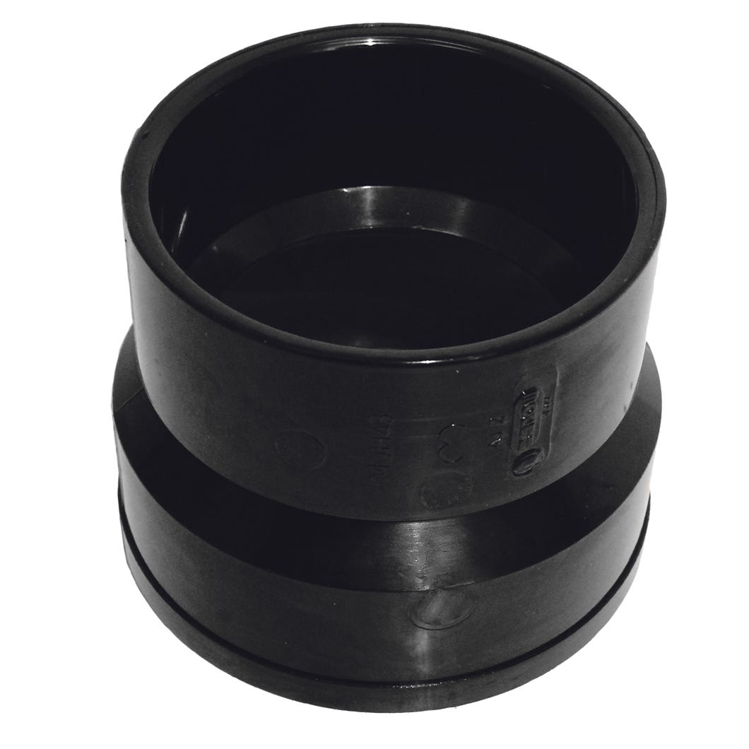 ABS Fitting Adapter for Cast Iron Sewer, 4-in. X 3-in.