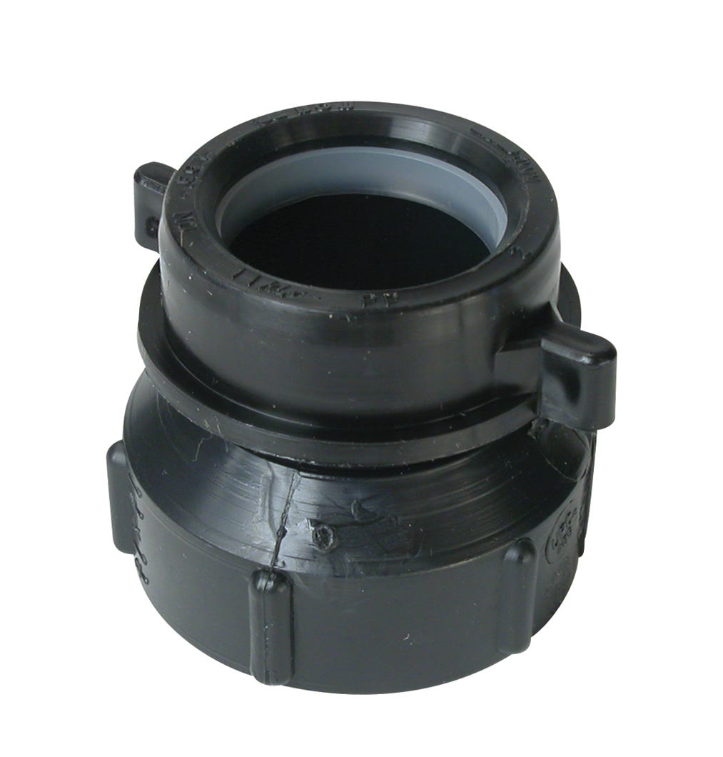 ABS Fitting Trap Adapter Hub, Female, 1 1/2-in. X 1 1/In.