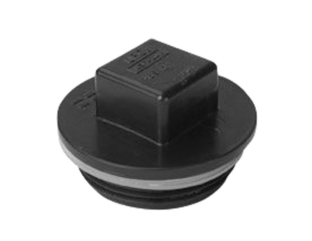 ABS Threaded Plug, 3-in.