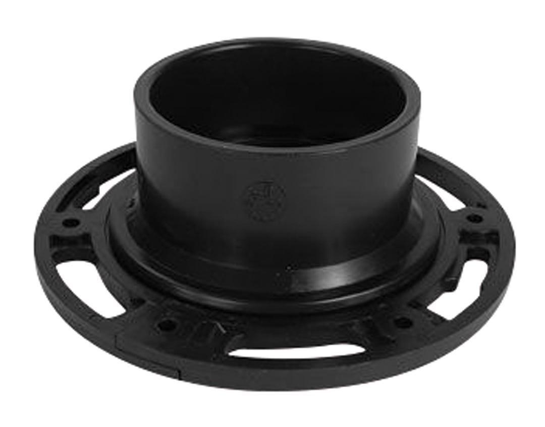 ABS Toilet Flange Adjustable Male, 4-in. X 3-in.