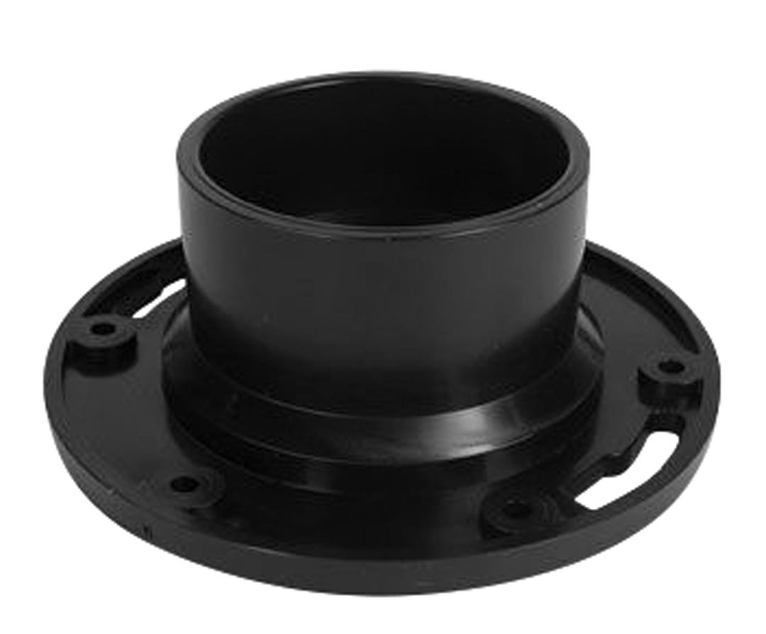 ABS Toilet Flange Female with Cap, 4-in. X 3-in.