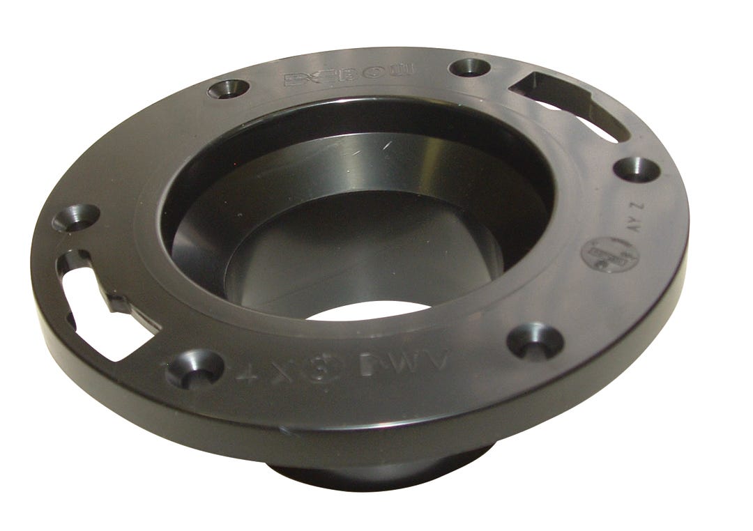ABS Toilet Flange Male, 4-in. X 3-in.