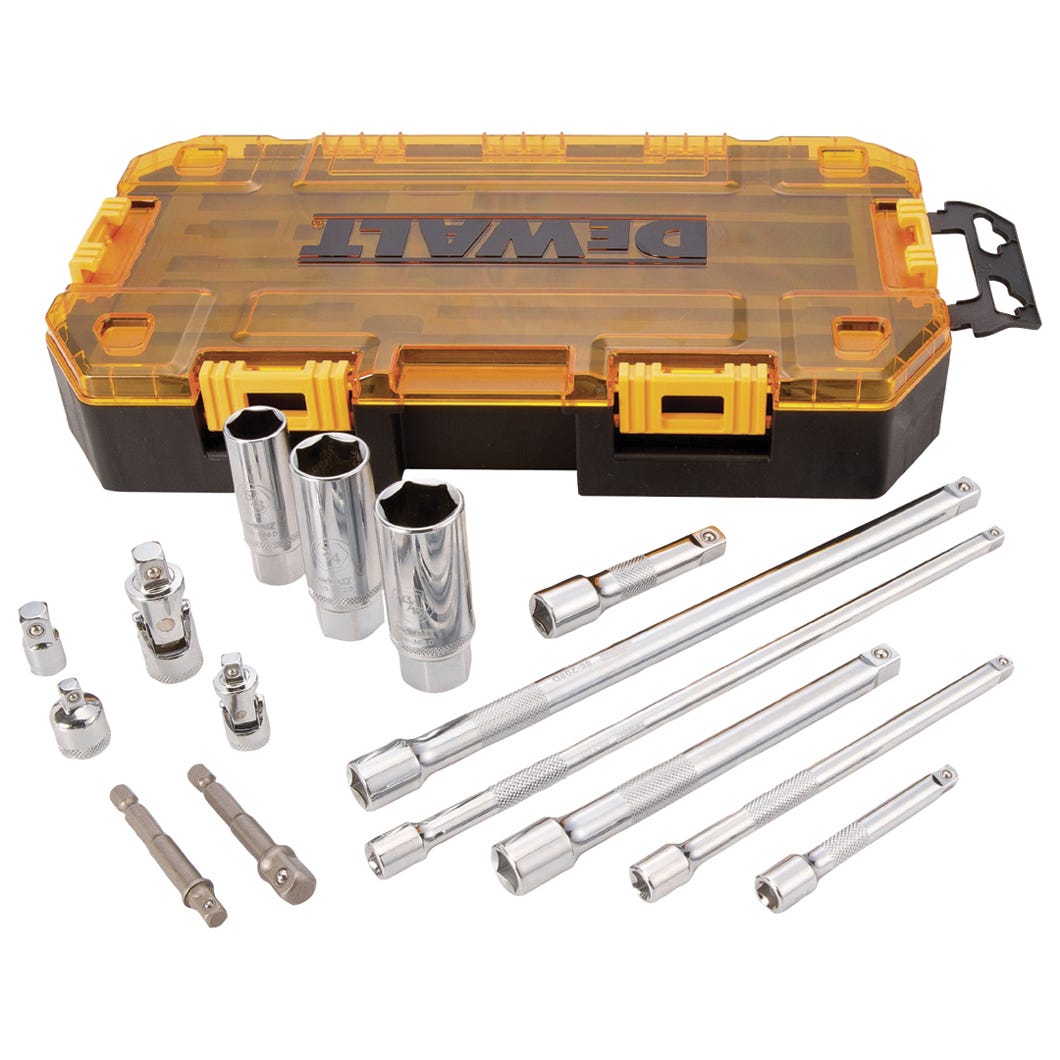 Accessories set for ratchet with tough box