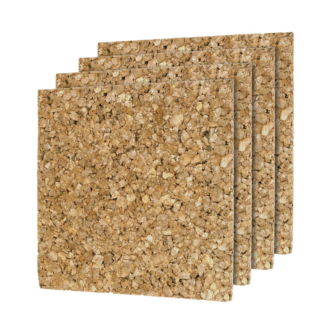 Acoustic cork tile
