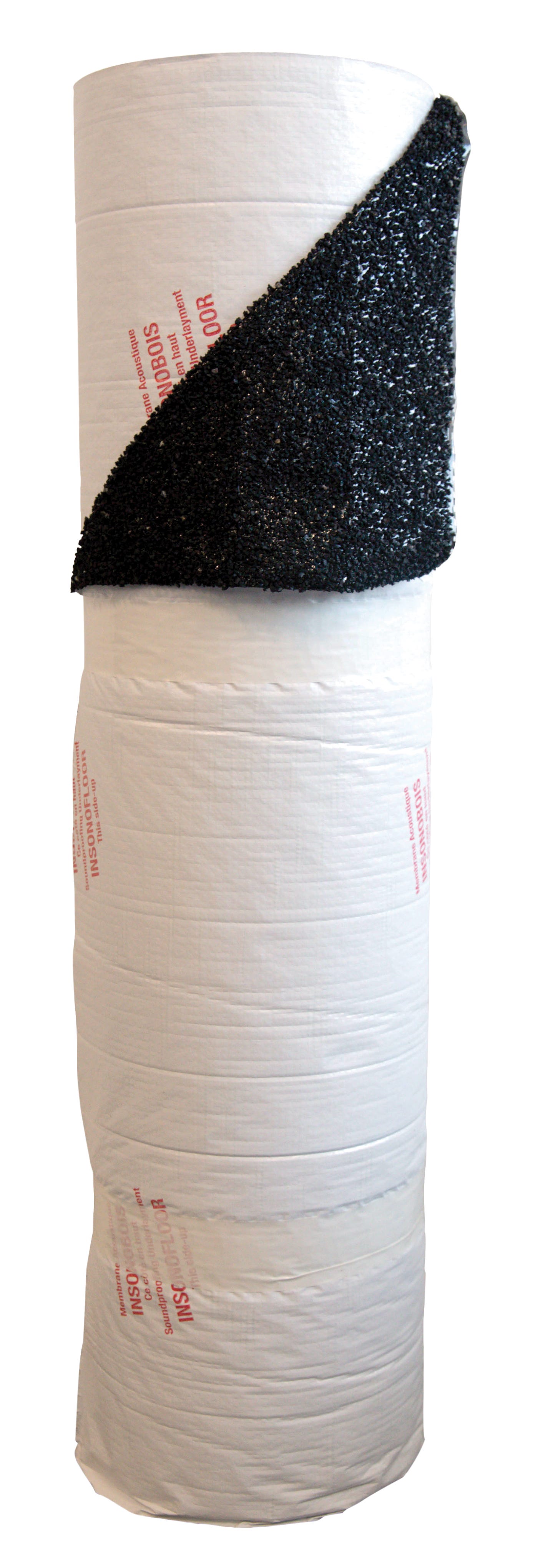 ISONOBOIS Acoustic Membrane for Subfloor, 35 in. x 39 ft., White