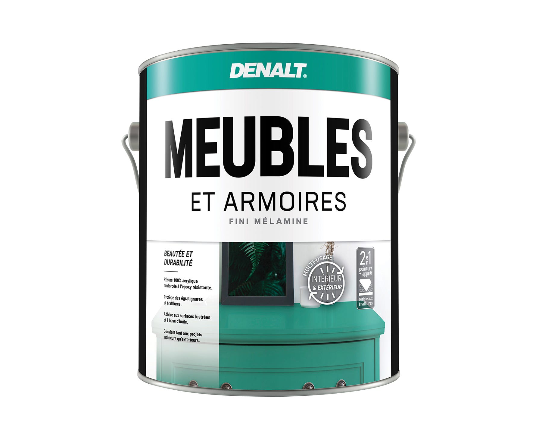 Acrylic-Epoxy Paint, Furniture & Cabinets, Interior/Exterior, Medium Base, Gallon