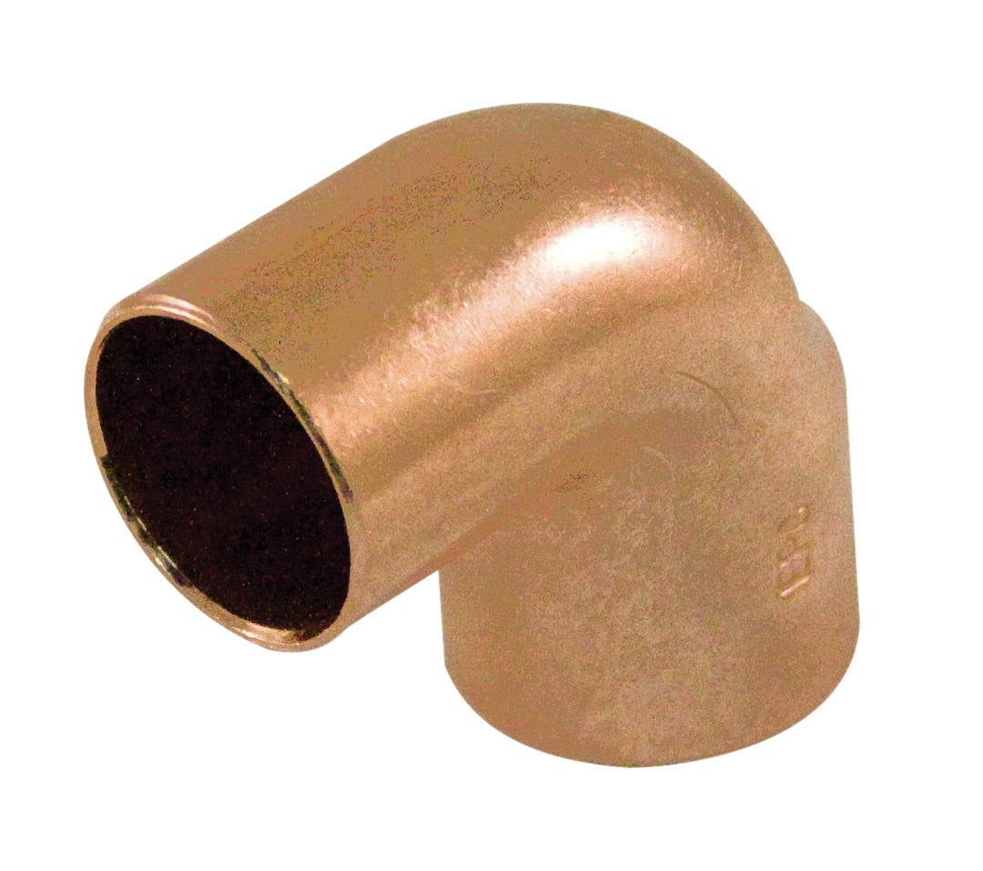 Adapter 90° Street Elbow, Copper, 3/4-in.