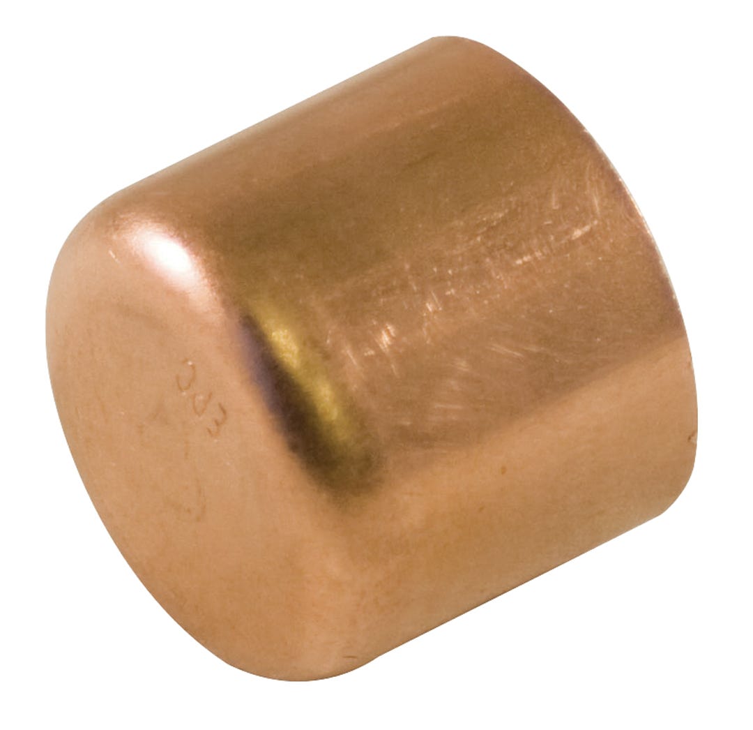 Adapter Cap, Copper, 3/4-in.