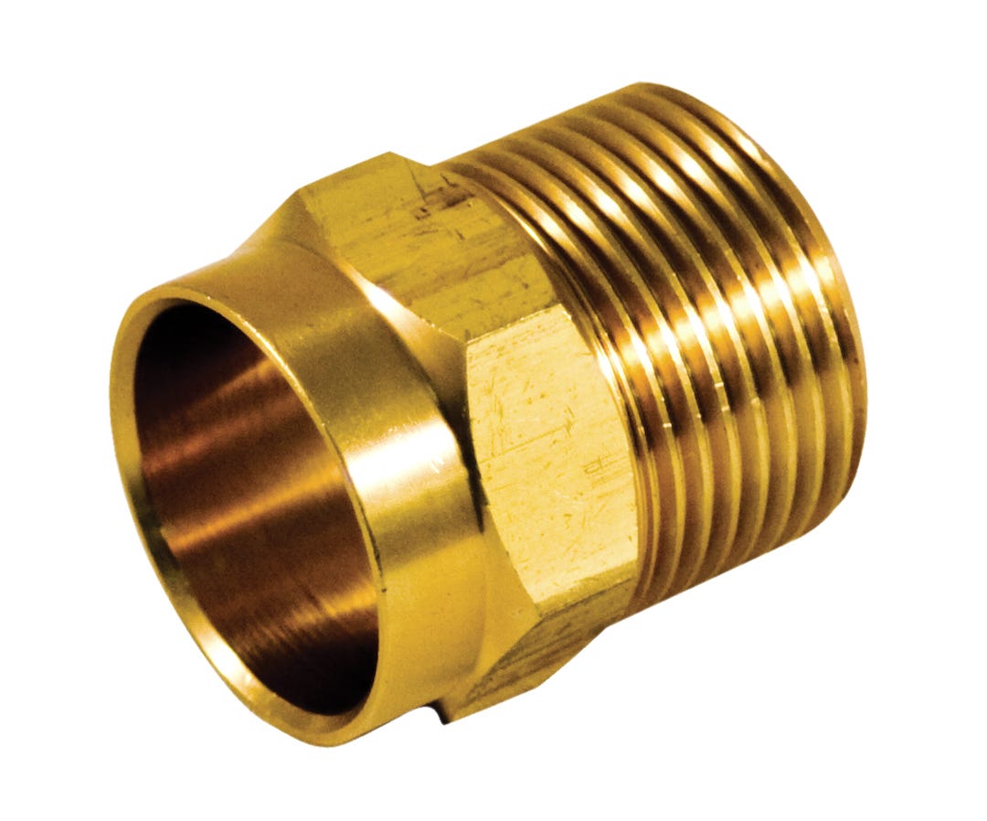 Adapter Copper Male, Lead-Free, 3/4-in. C X 3/4-in. M