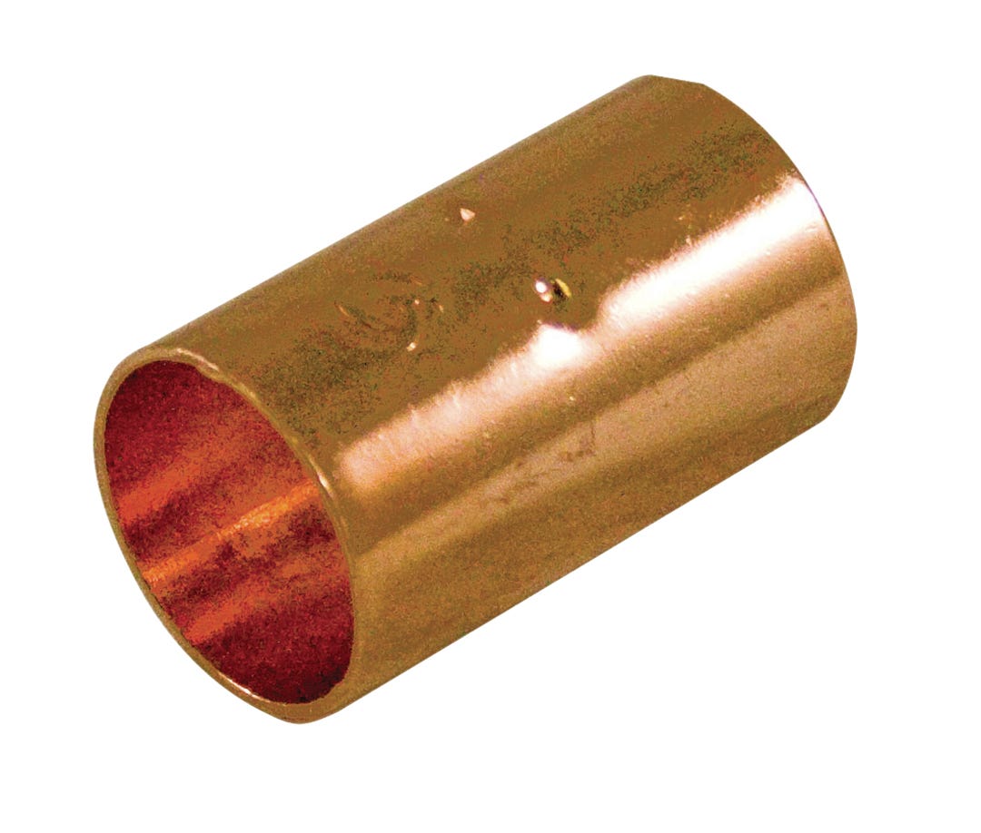 Adapter Coupler, Copper, 1In.