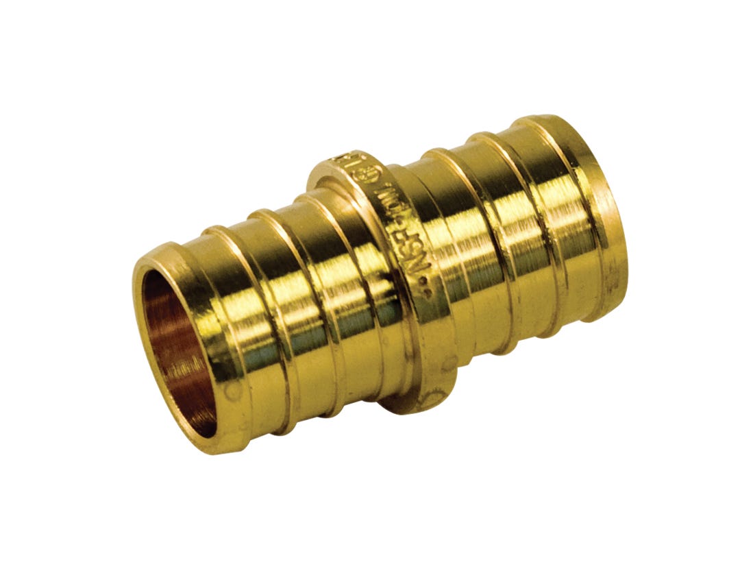 Adapter Coupler, Pex, Brass, 3/4-in.