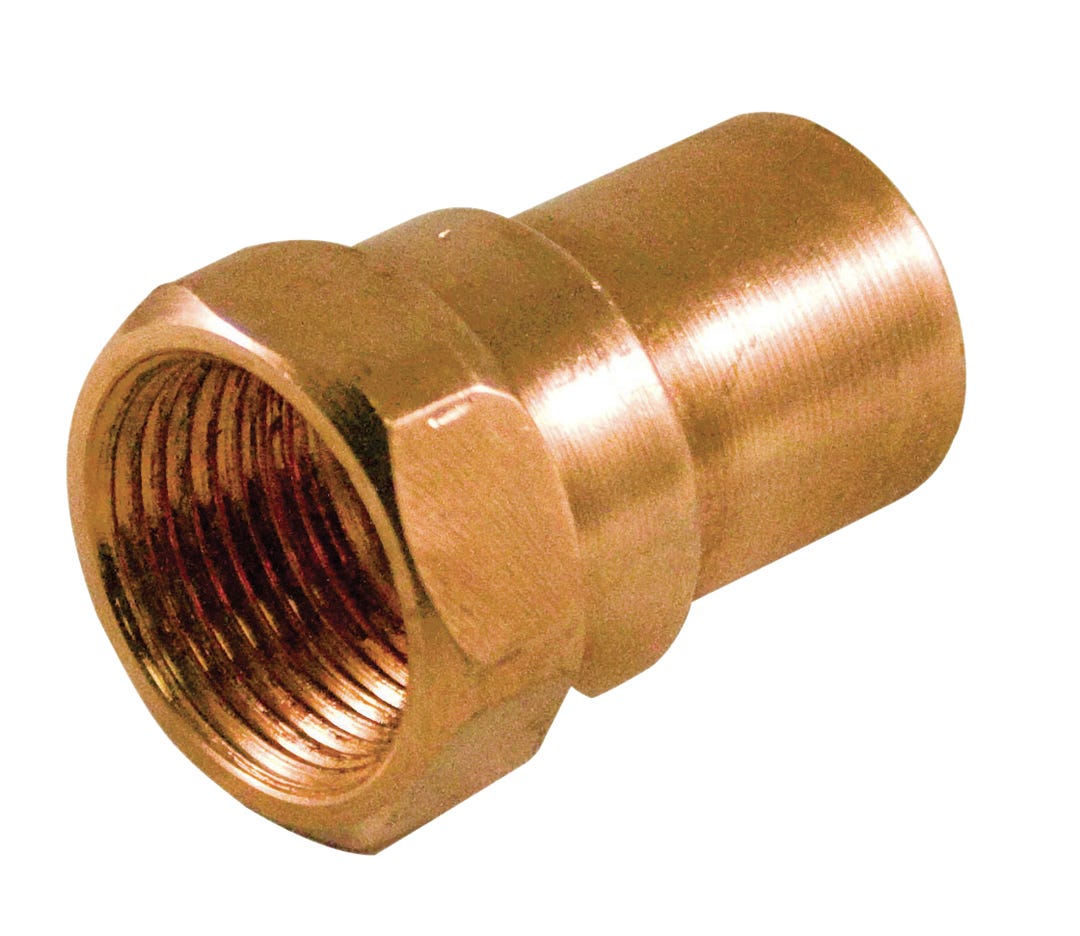Adapter Female, Copper, 1In.