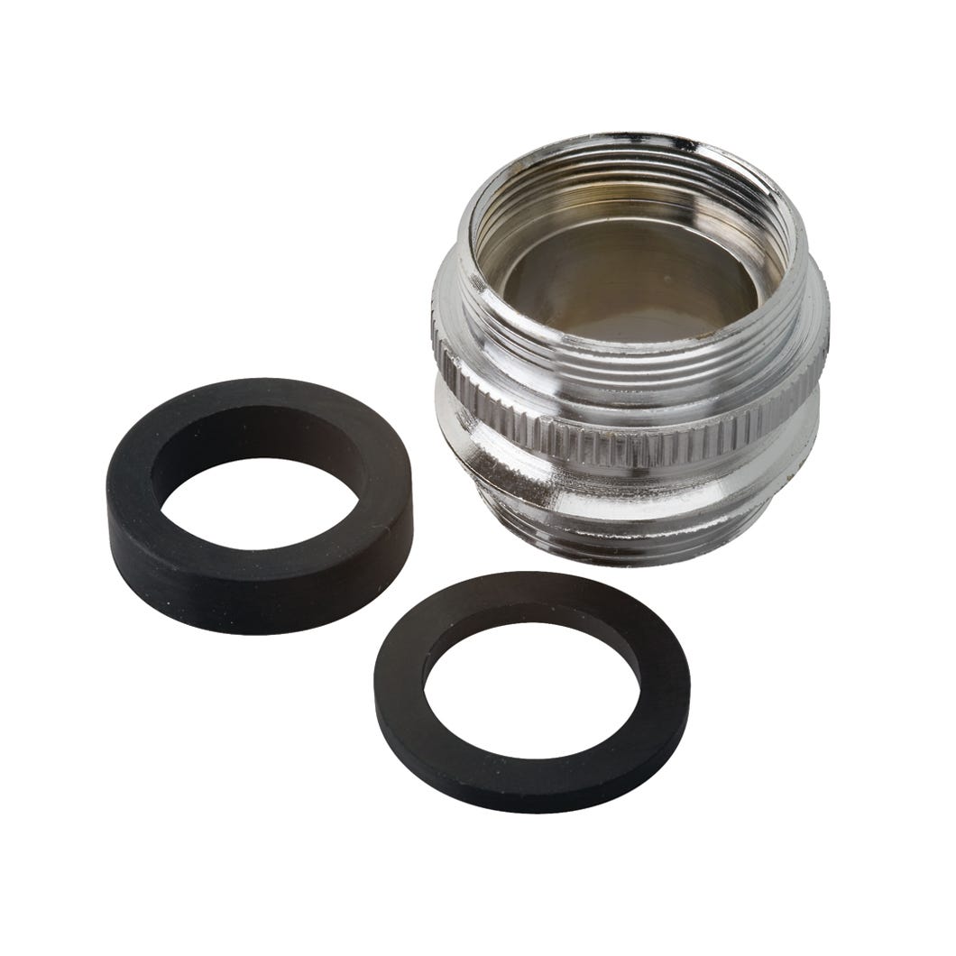 Adapter to connect garden hose to faucet