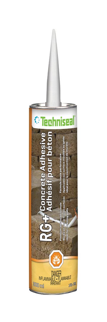 Adhesive concrete