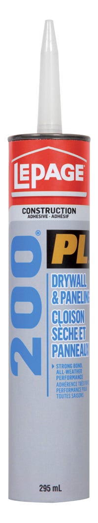 Pl200, Drywall & Paneling Construction Adhesive, 295ml