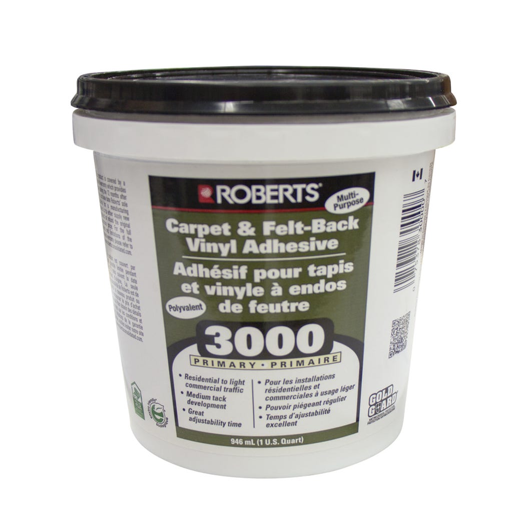 Adhesive for Carpet and Felt-Back Vinyl, 946 ml