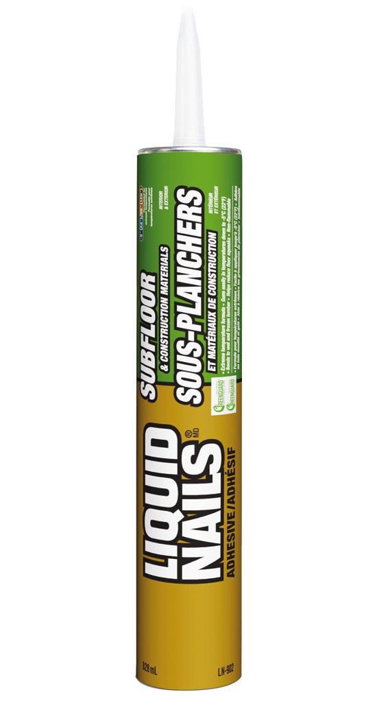 Adhesive Interior/Exterior Non-Flammable, Subfloor/Construction Materials