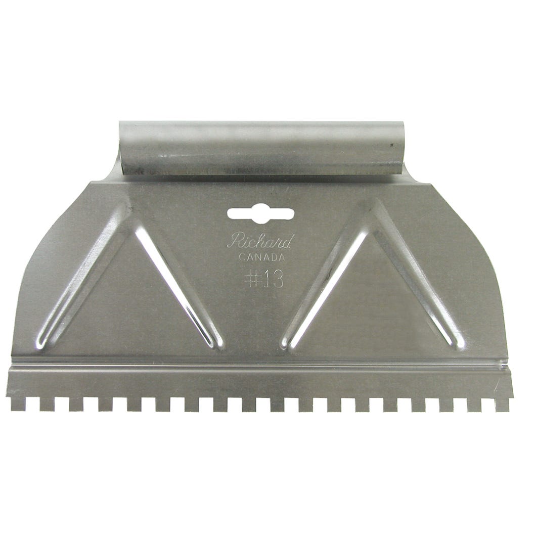 Adhesive spreader "Square" notch
