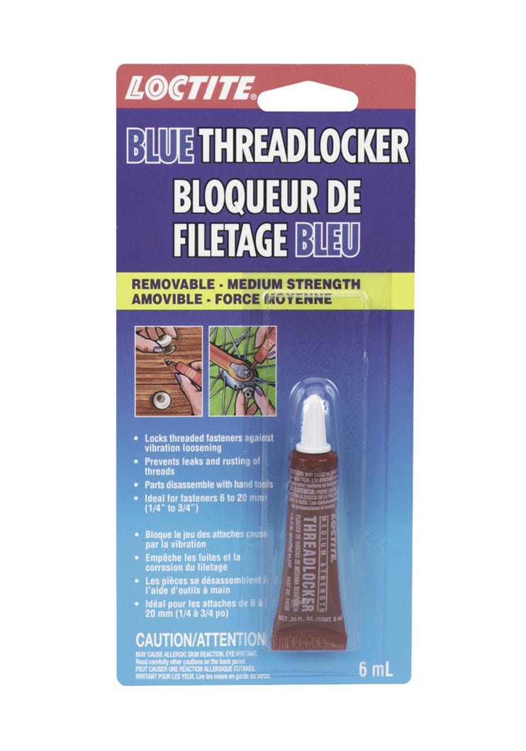 Adhesive threadlocker removable