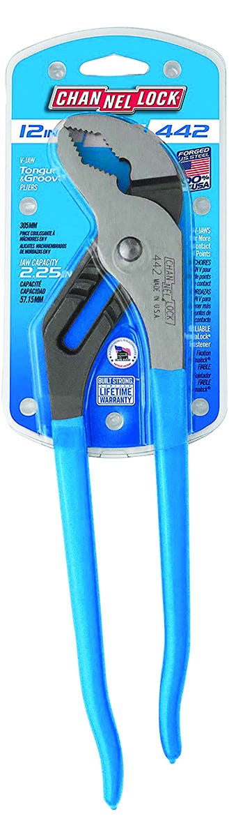 V-Jaw Tongue and Groove Pliers, 12-in.