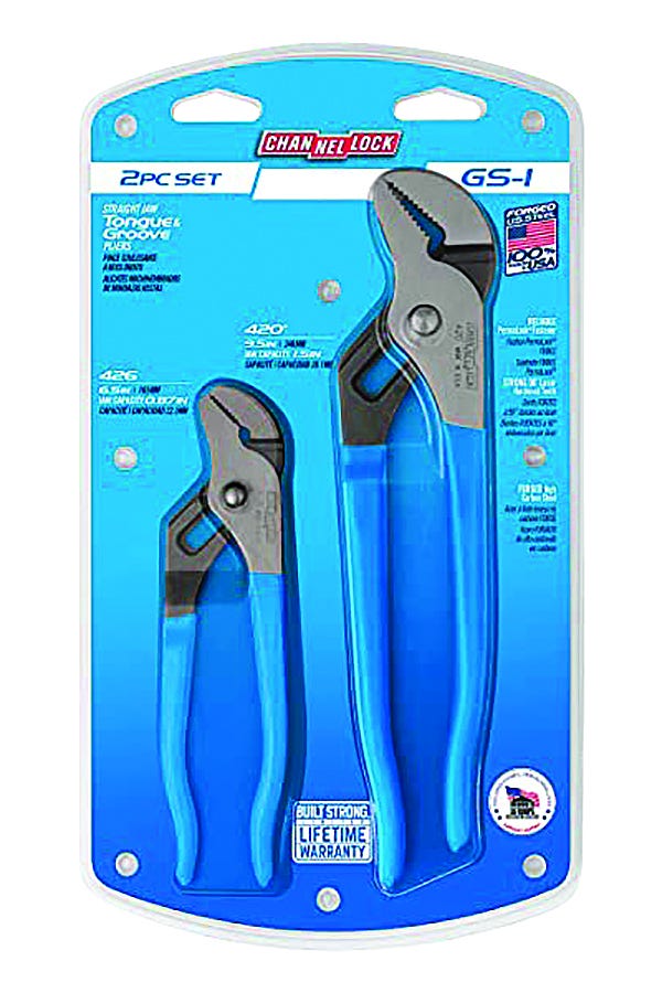 Straight Jaw Tongue and Groove Pliers, 6.5-in. and 9.5-in.