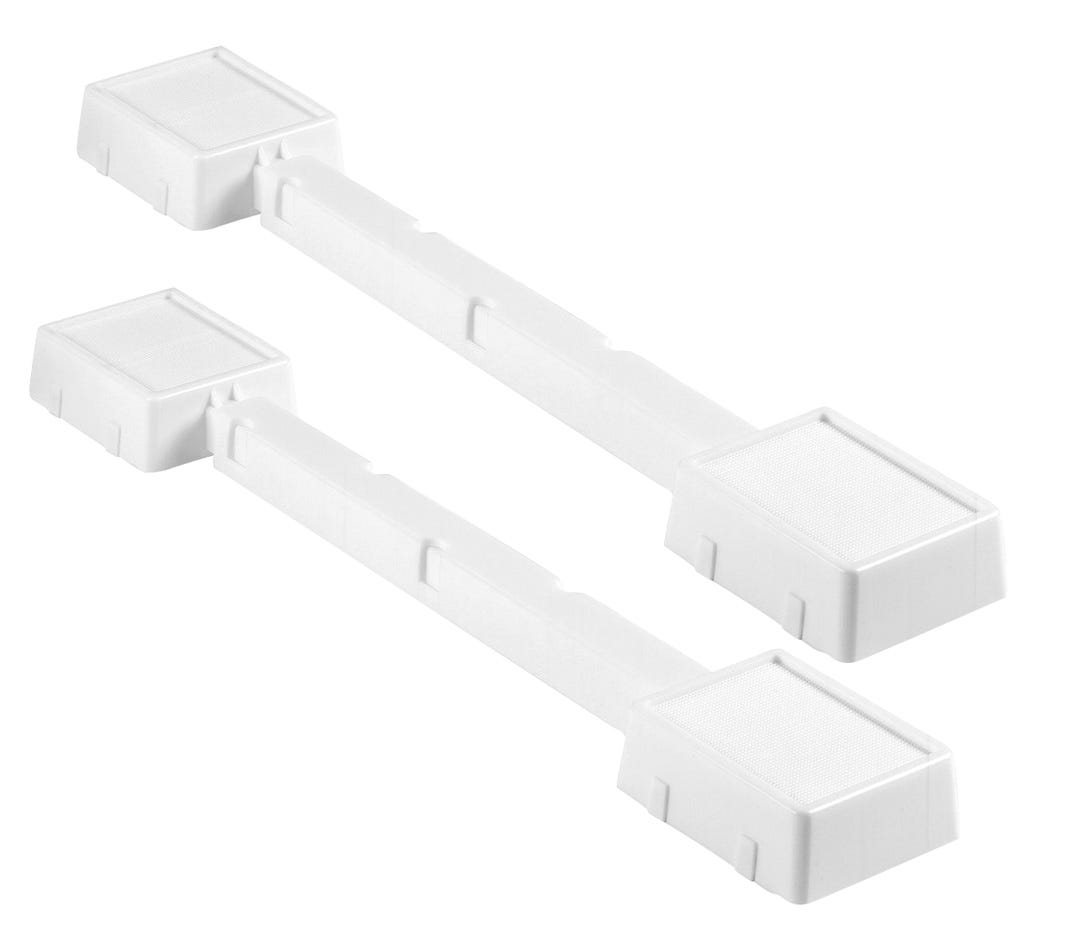 Adjustable plastic caster for appliances
