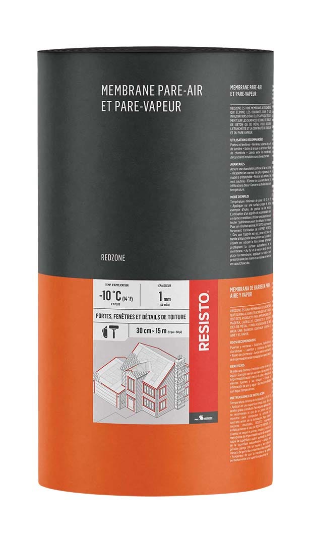 Air Barrier/Waterproofing Membrane, 12-in. X 50-ft.