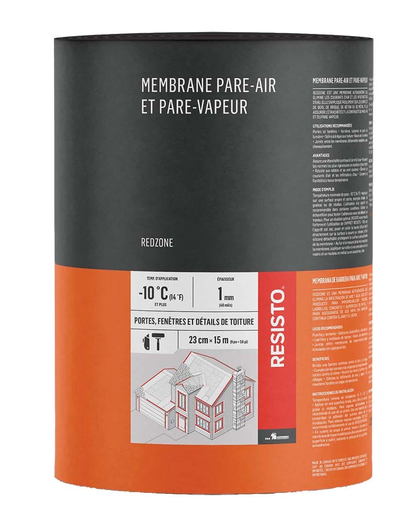 Air Barrier/Waterproofing Membrane, 9-in. X 50-ft.