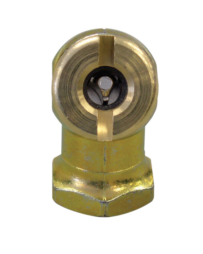 Air Chuck, Hexagonal Ball Foot, 1/4 Female, NPT