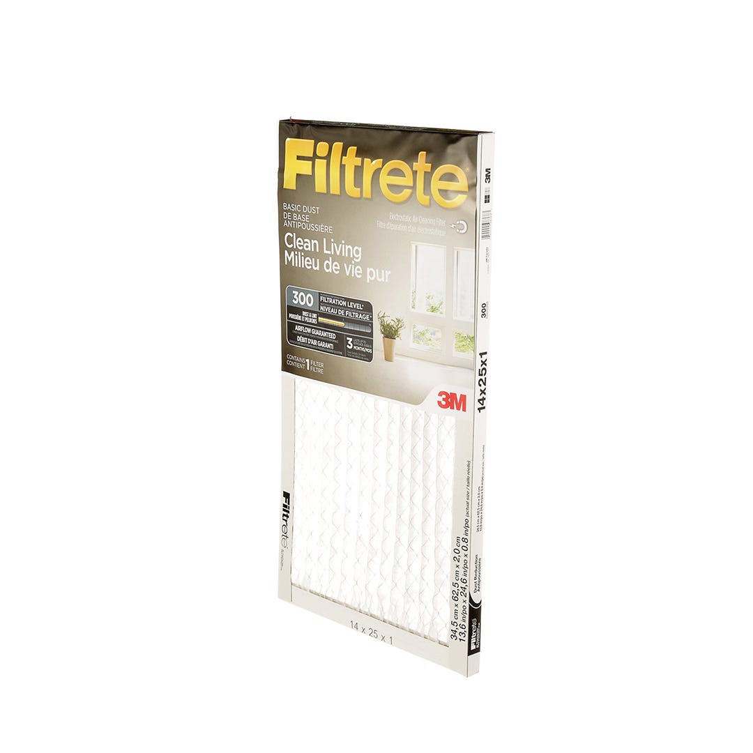 Dust Reduction Air Filter, 14-in. X 25-in. X 1-in.