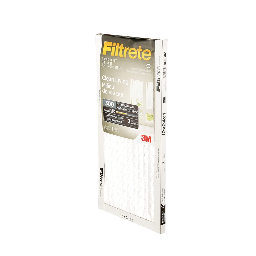 Dust Reduction Air Filter, 12-in. X 24-in. X 1-in.