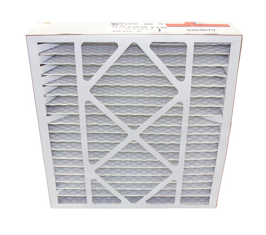 Pleated Air Filter, 20-in. X 20-in. X 4 7/8-in.