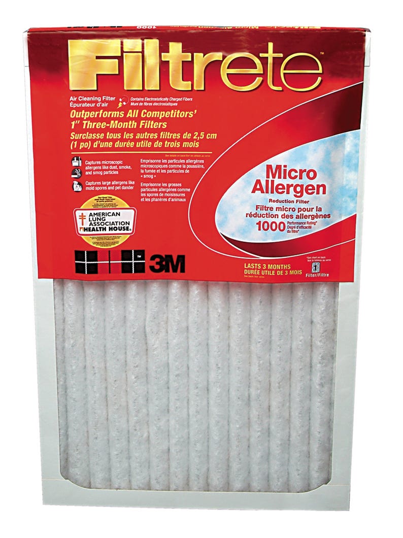 Pleated Micro Allergen Air Filter, 16-in. X 16-in. X 1-in.
