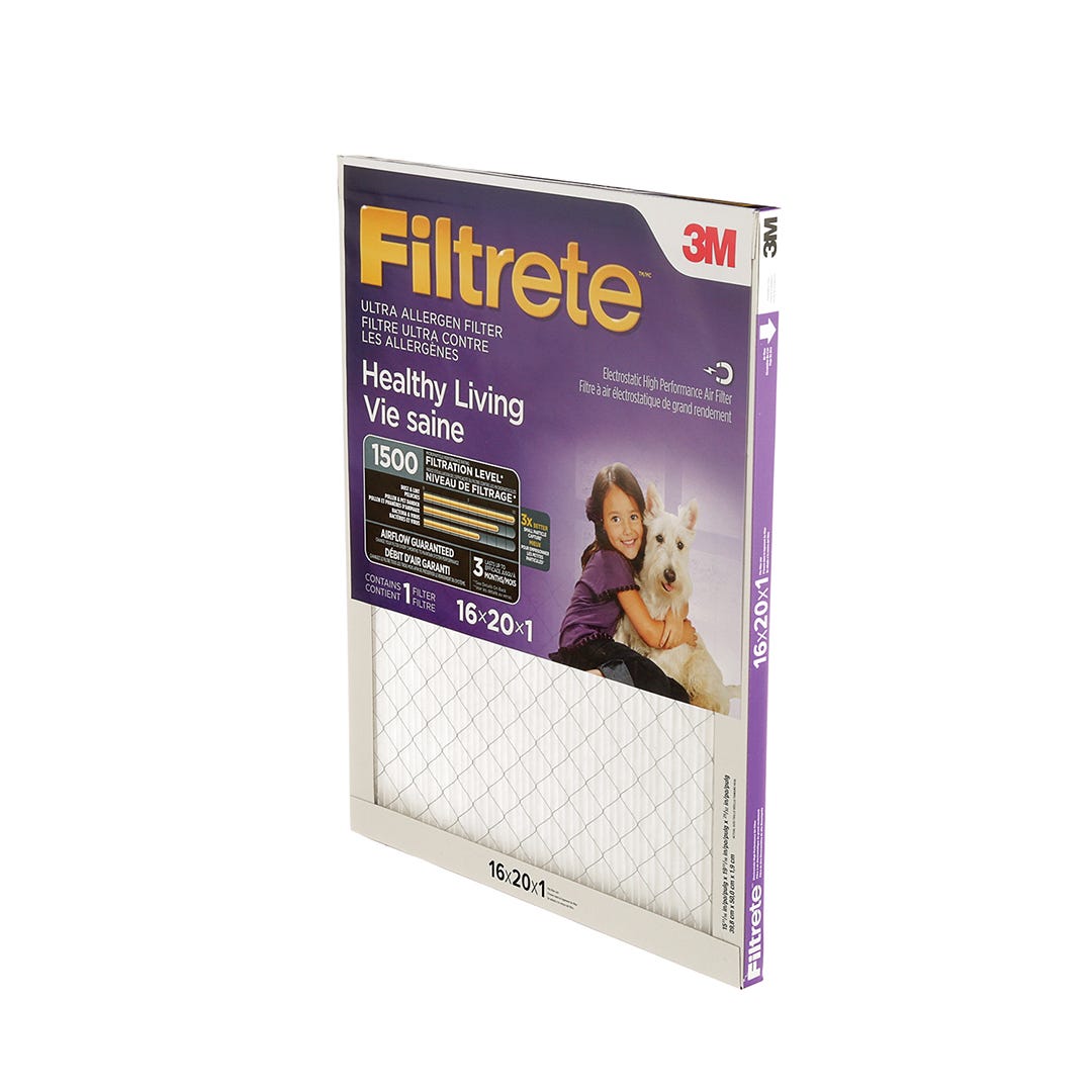 Pleated Micro Allergen Air Filter, 16-in. X 20-in. X 1-in.
