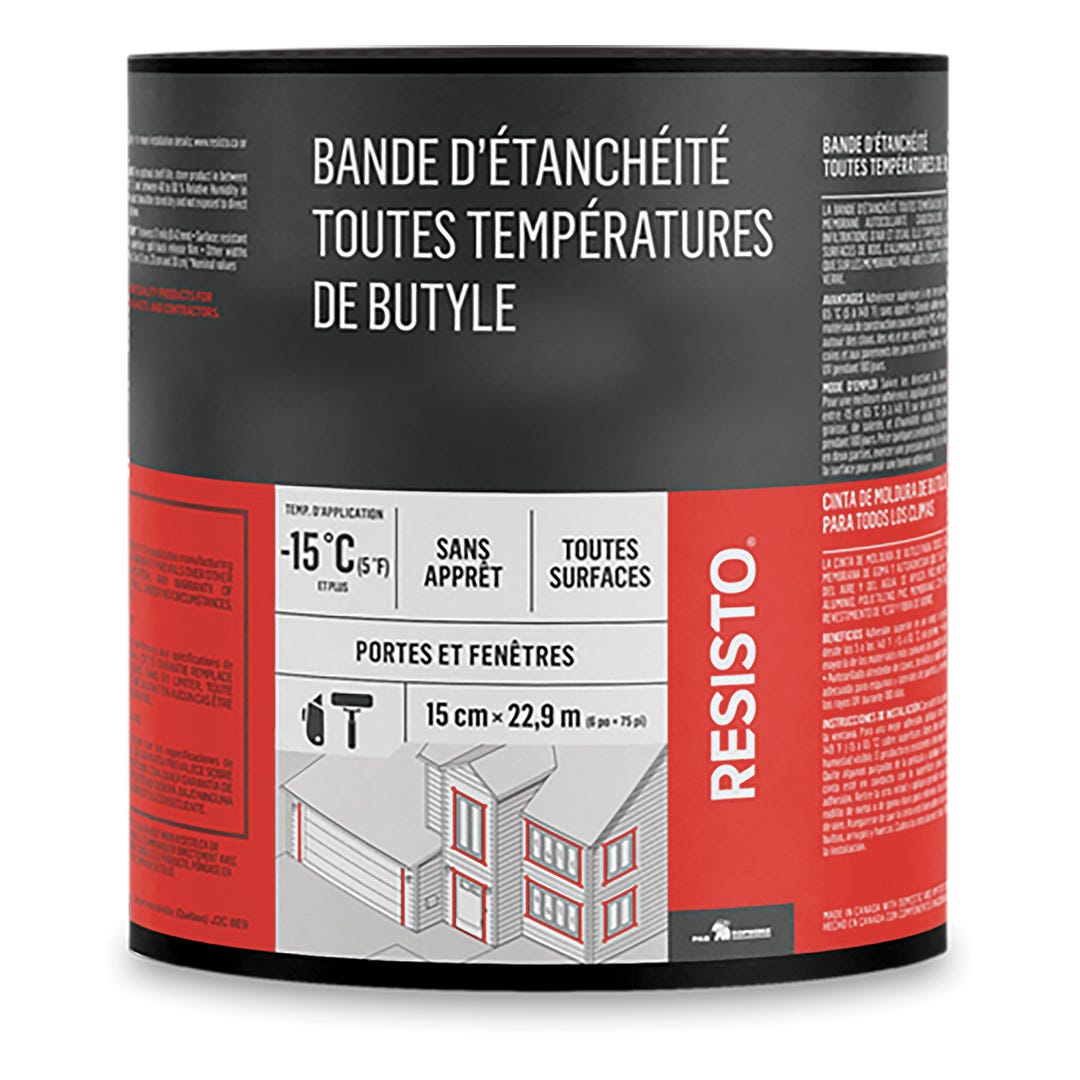 All-weather flashing tape toutes saisons