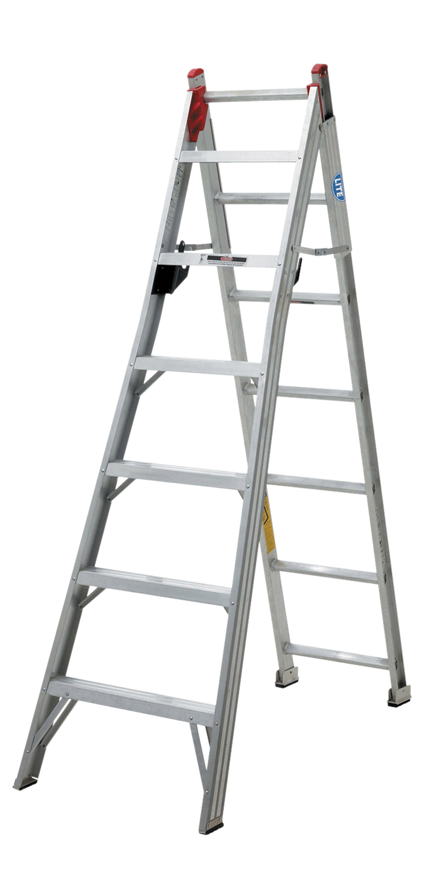 Aluminum Multi-Function Ladder, 7' to 11', Grade 2