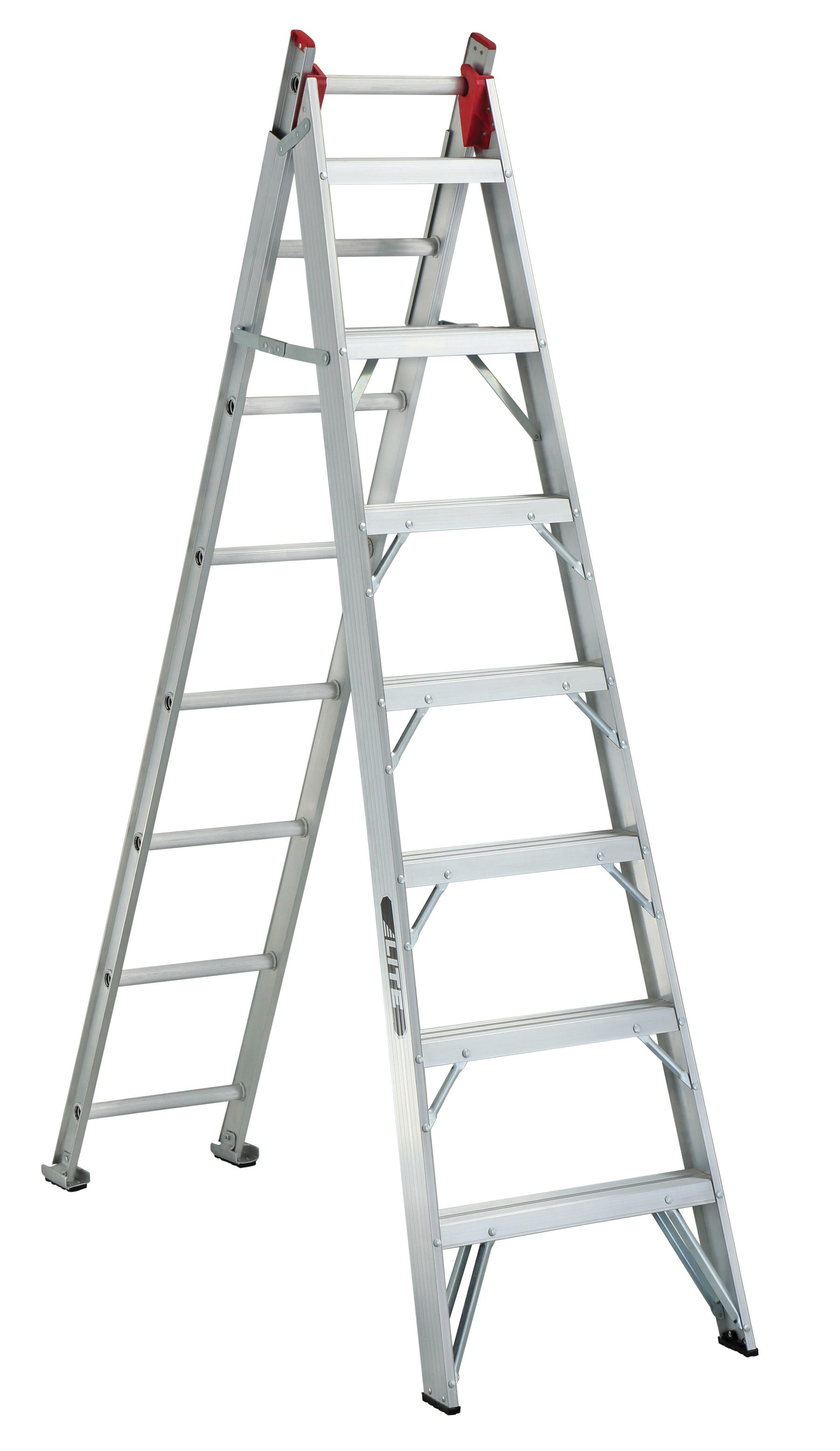 Aluminum Multi-Function Ladder, 8' to 13', Grade 2