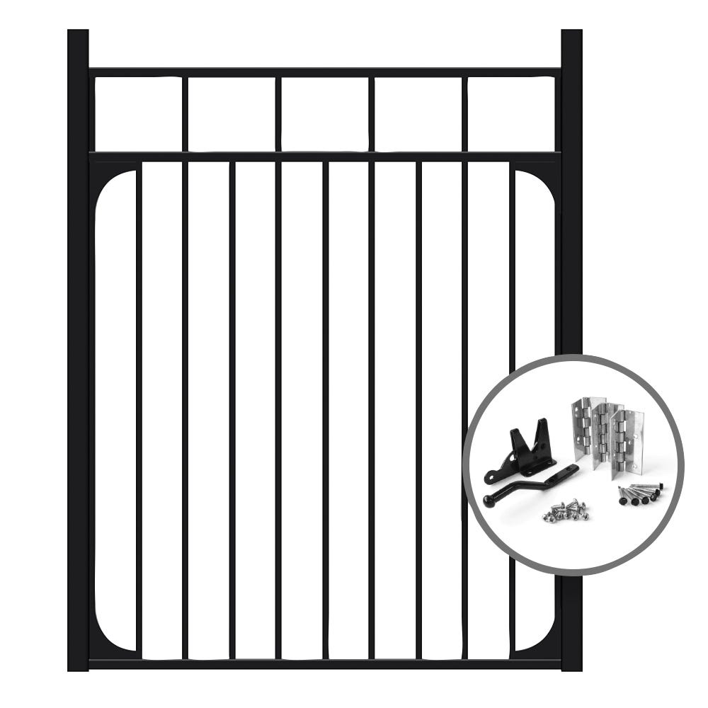 Aluminum Gate Fence Kit, 4-ft. X 4-ft.
